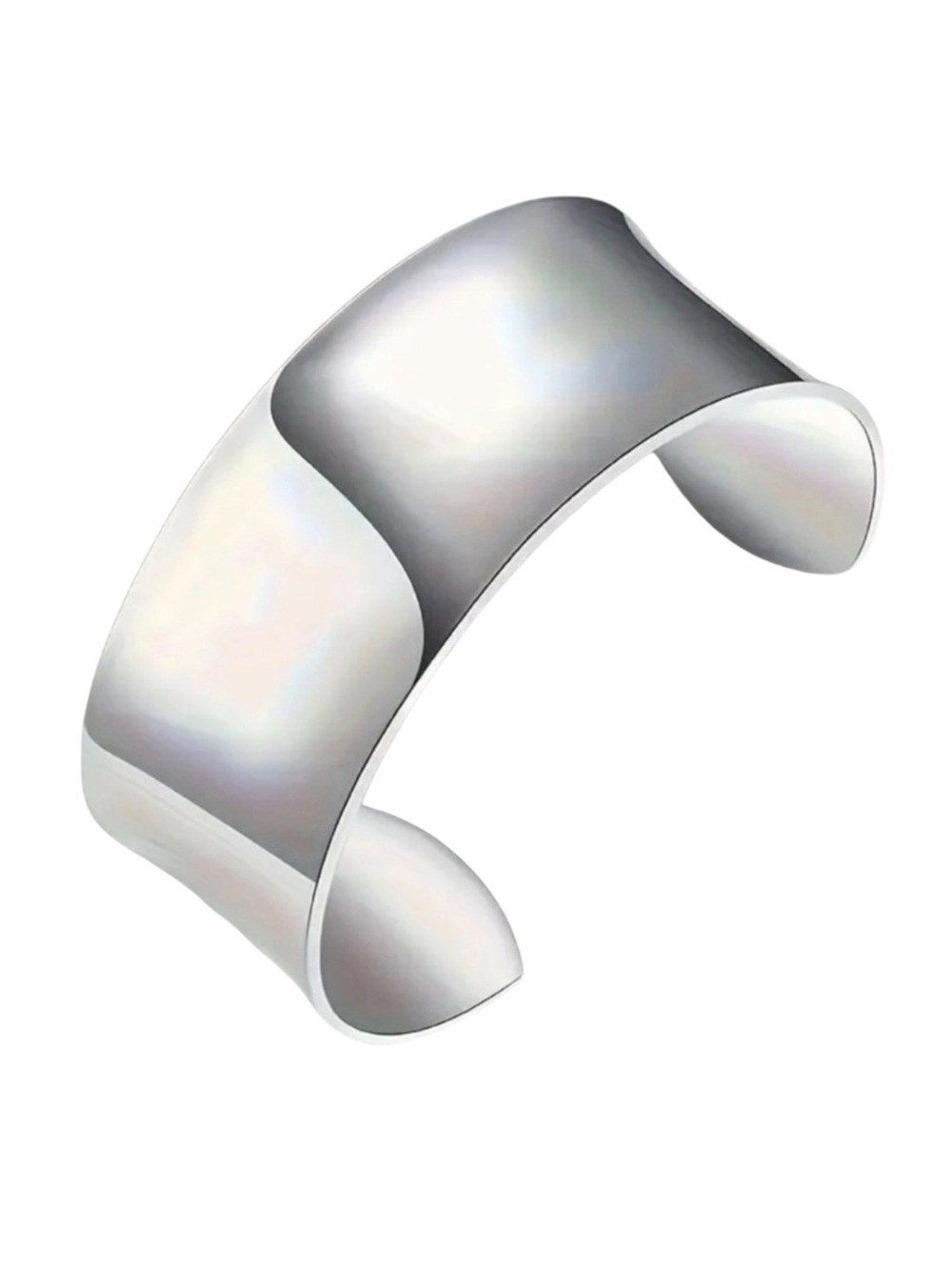 Sleek Sterling Silver Cuff Bracelet NWOT